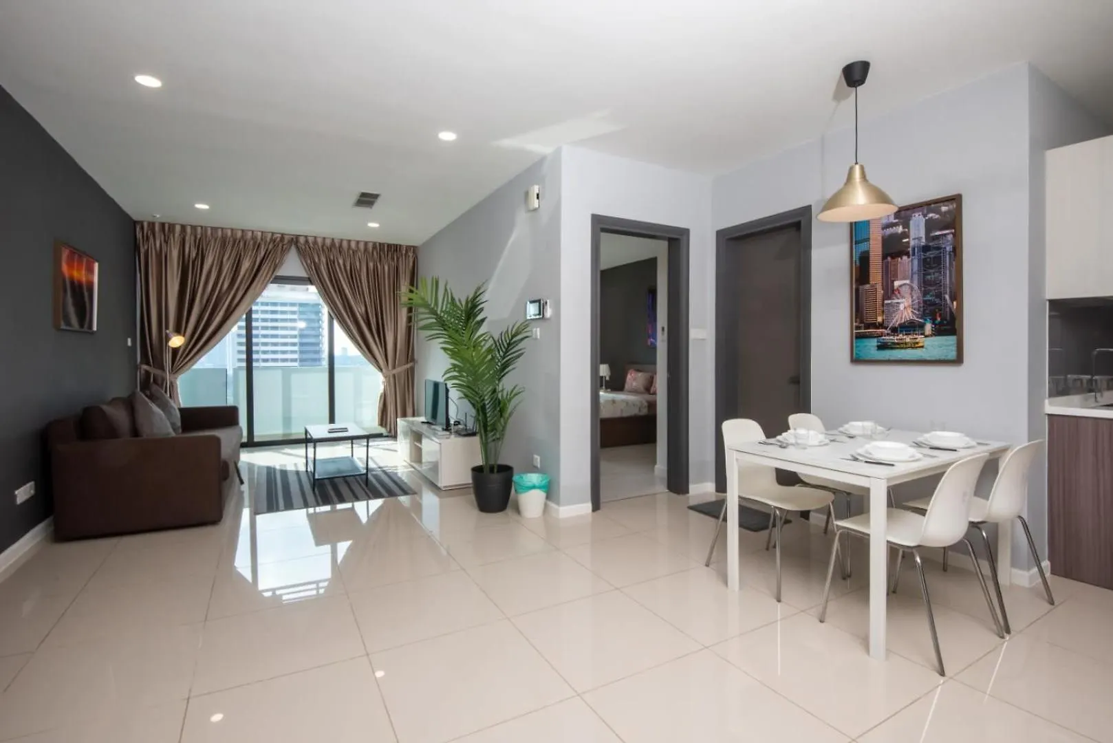 Daire High Floor Suasana Suites 5 In Jb City With Wifi Johor Bahru
